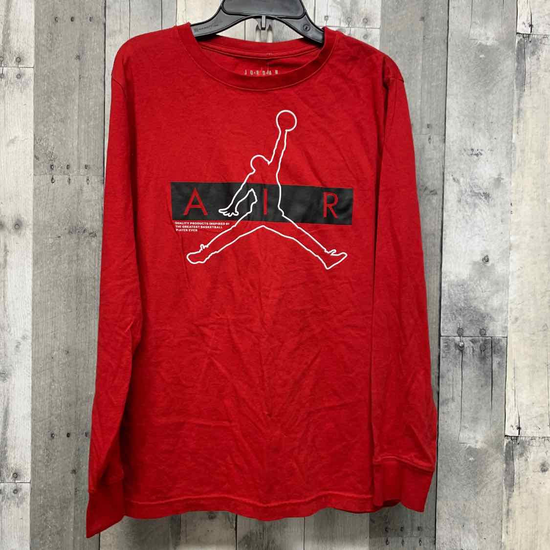 Size XLarge Red Sport Brand Long Sleeve Shirt
