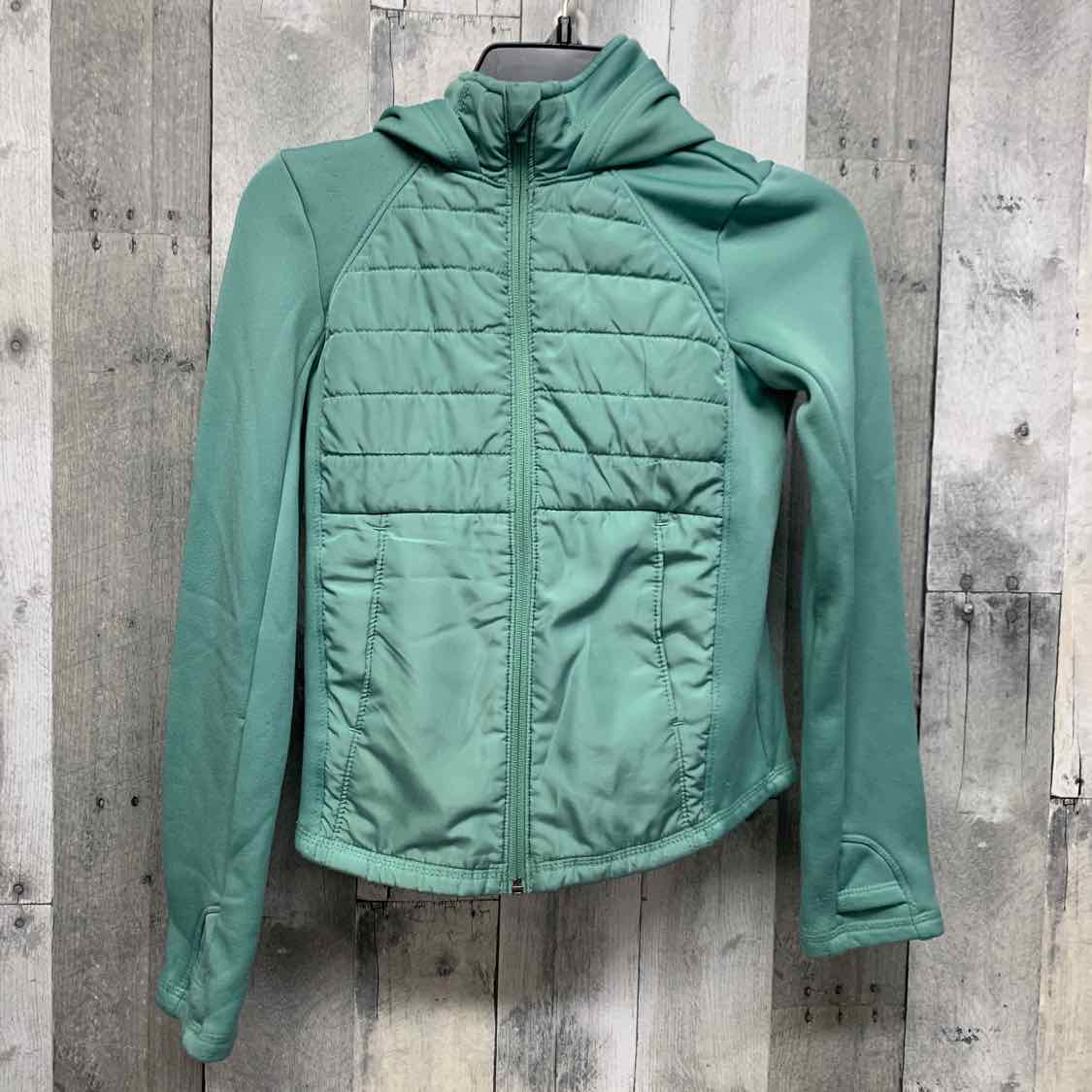 Size 8 Green Tek Gear Light Jacket
