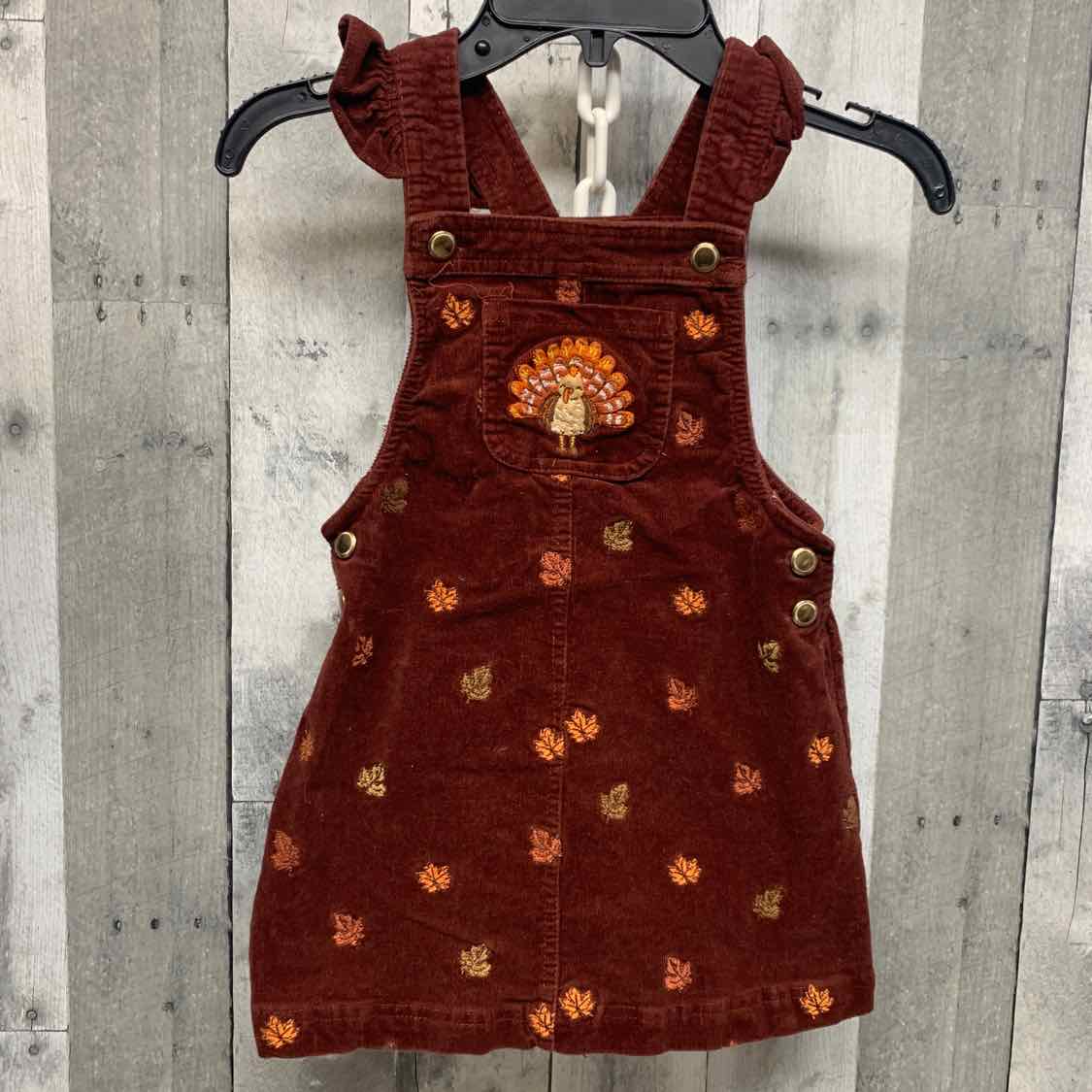 Size 4T Brown/Orange Cynthia Rowley Overalls