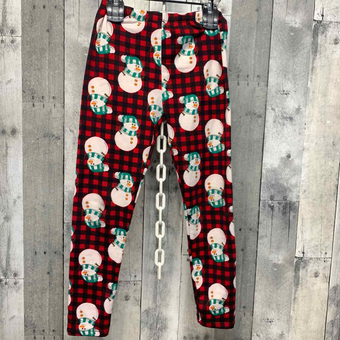 Size Medium Red/Black Holiday Brands Leggings