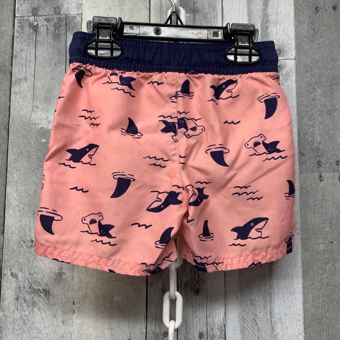 Size 18 Months Pink/Navy Cat & Jack Swim Trunks