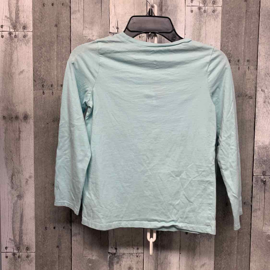 Size 8 Blue Graphic Osh Kosh Long Sleeve Shirt