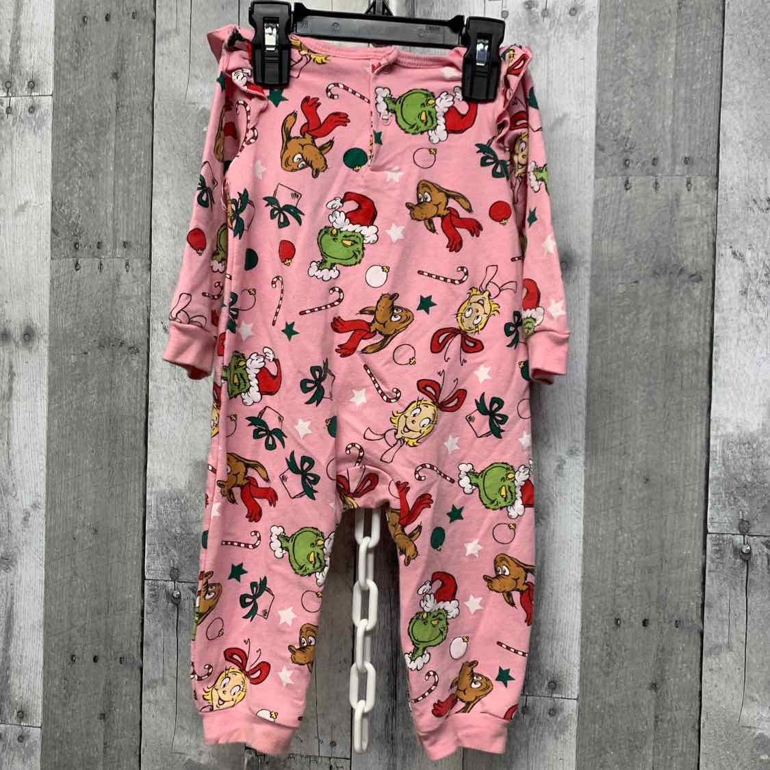Size 12 Months Pink Print Dr Seuss Romper