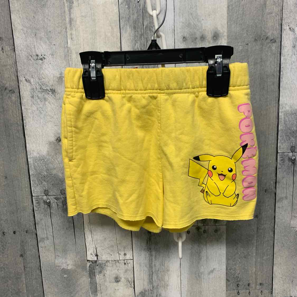 Size 10/12 Yellow/Pink Pokemon Shorts - Athletic