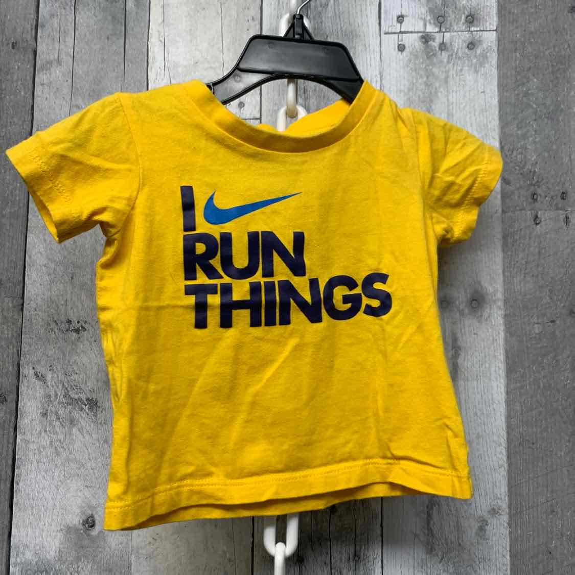 Size 12 Months Yellow Sport Brand T Shirt
