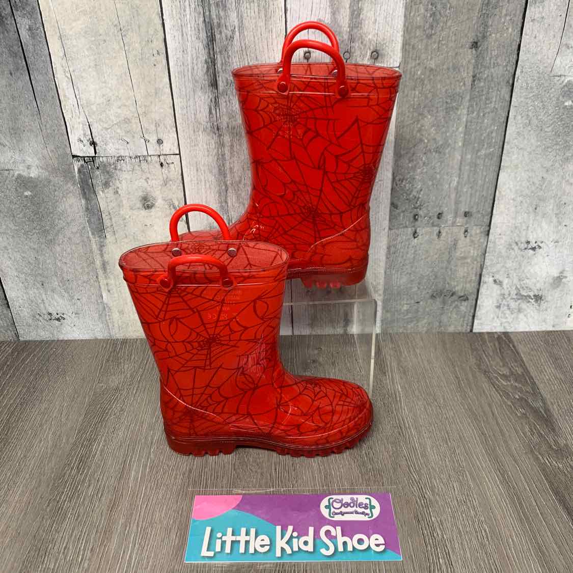 Size 10 Red Spiderman Boots