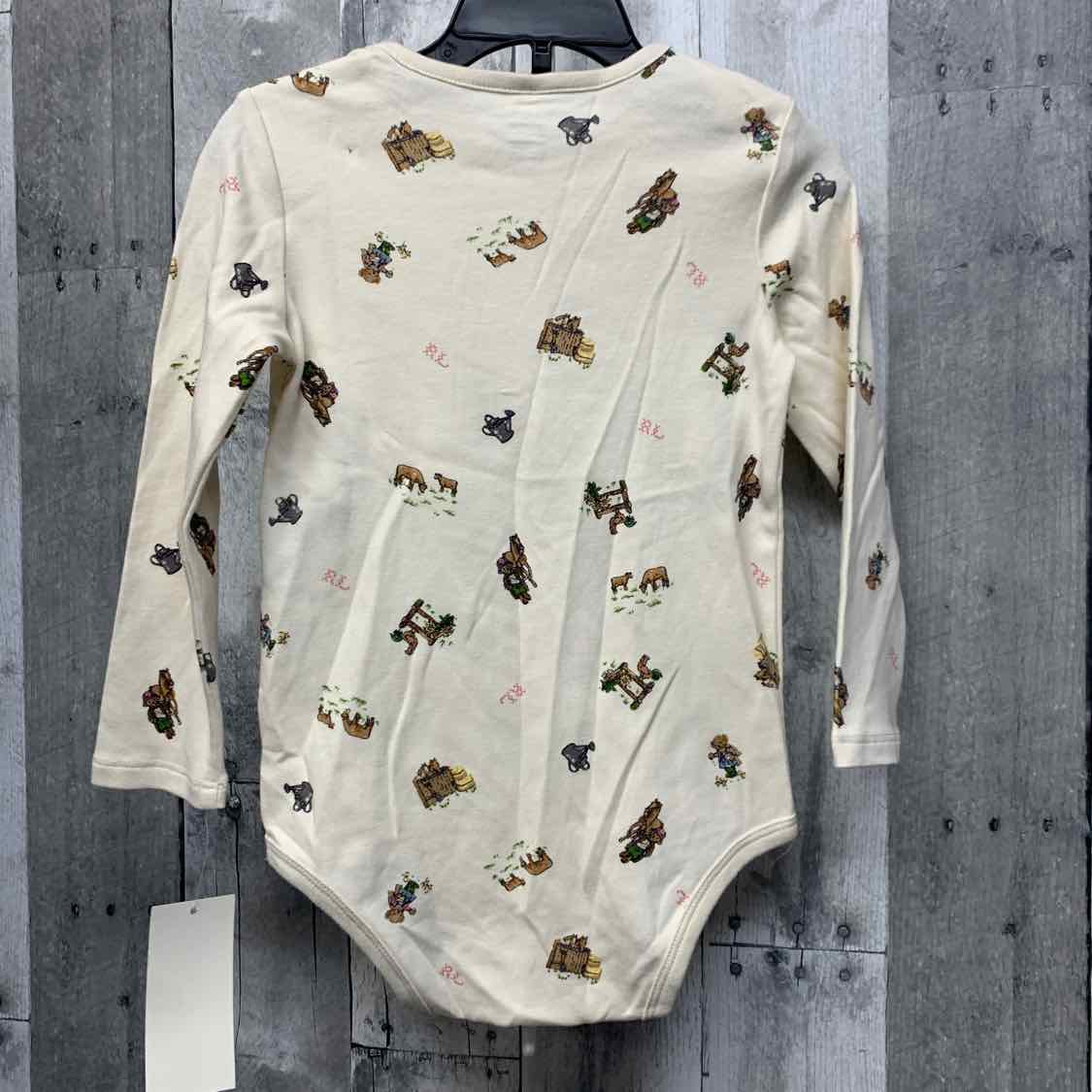 Size 24 Months Ivory Ralph Lauren Bodysuit
