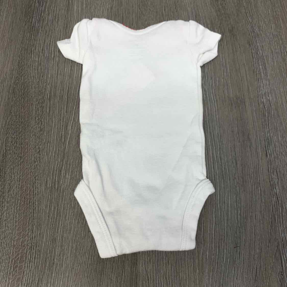 Size Preemie White/Pink Carter's Bodysuit