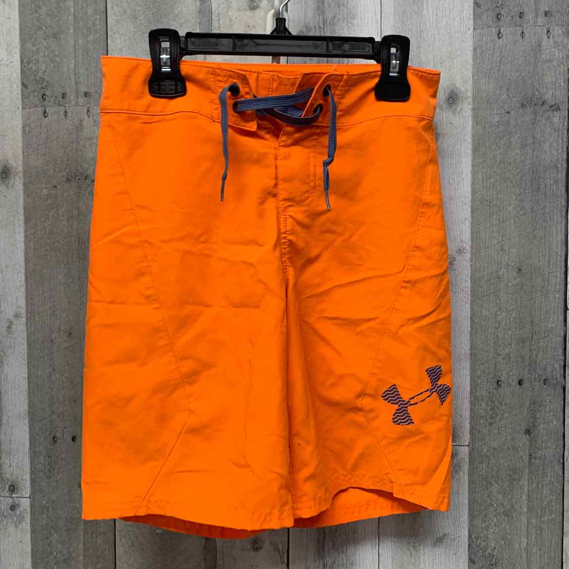 Size 25 Orange/Gray Sport Brand Swim Trunks
