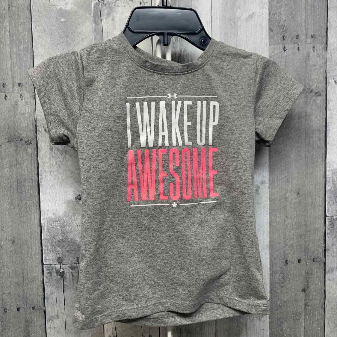 Size 5 Gray/Pink Sport Brand T Shirt