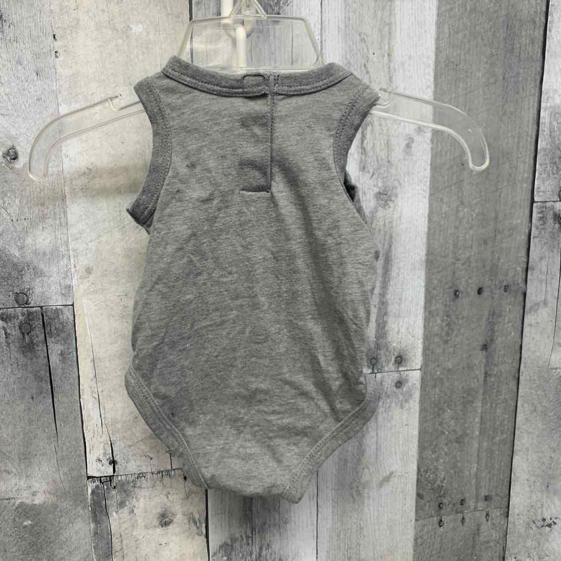Size Newborn Gray Sport Brand Bodysuit