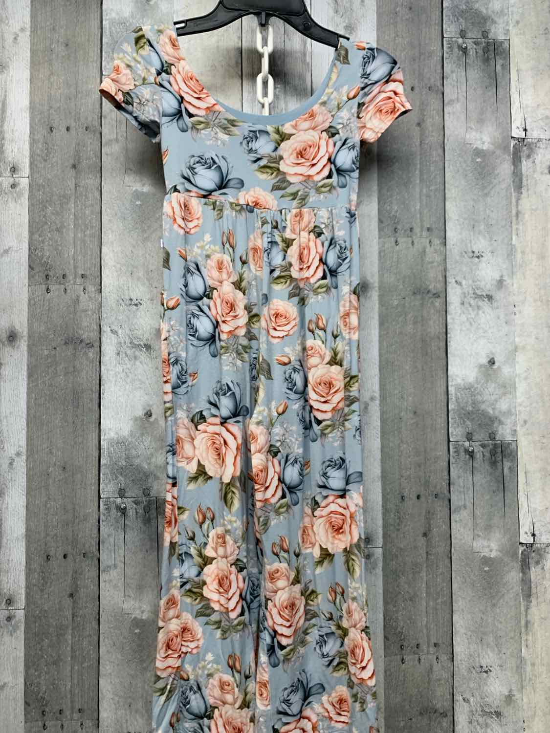 Size 5/6 Blue Print Posh Peanut Romper