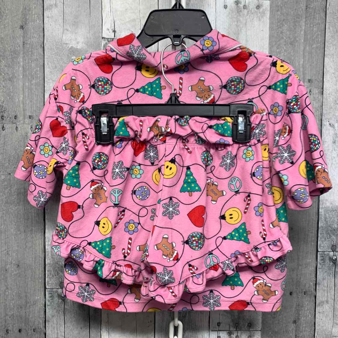 Size 8 Pink Print Art Class 2pc PJs