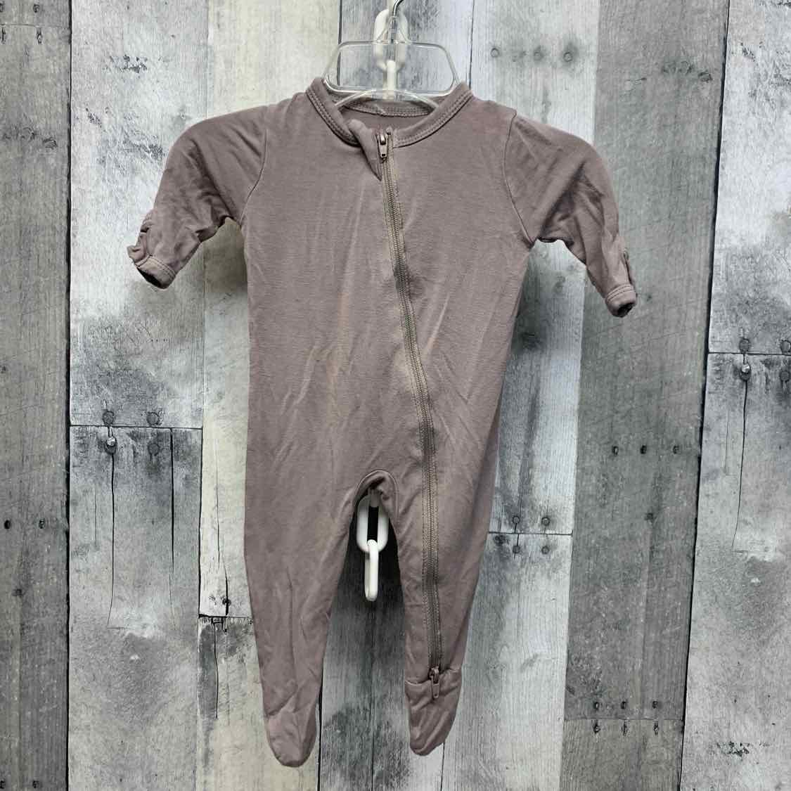 Size Newborn Gray Kyte Footy PJs - OodlesCB