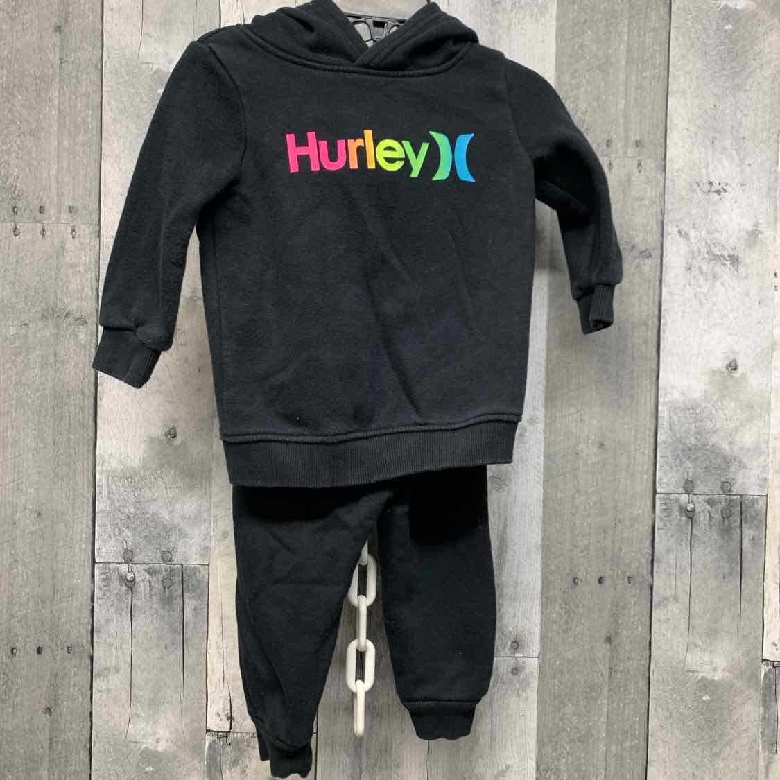 Size 12 Months Black Hurley Jacket/Pants