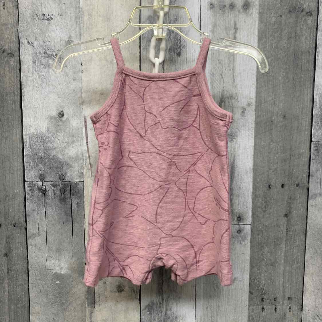 Size 3 Months Purple Print Just One You Romper - OodlesCB