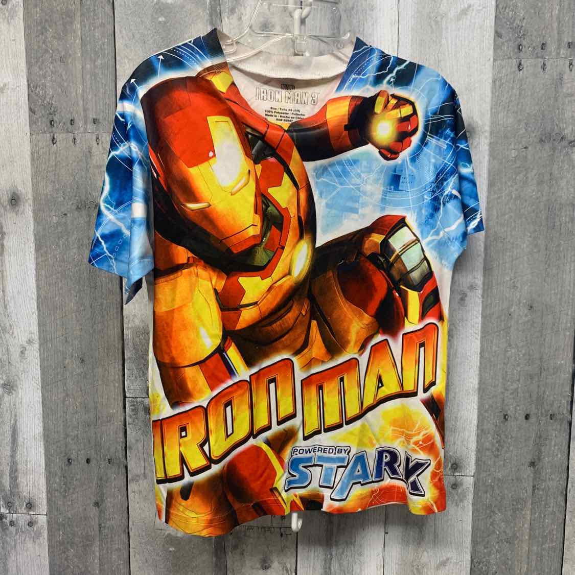 Size 4/5 Red/Yellow Marvel T Shirt