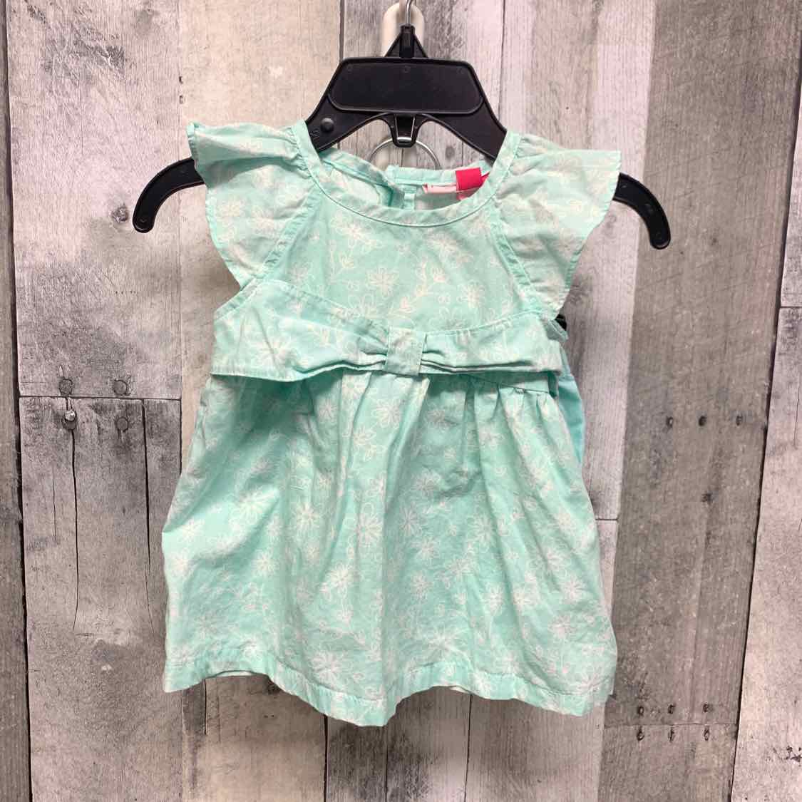 Size 3-6 Months Blue Floral Print Penelope Mack 2pc Dress