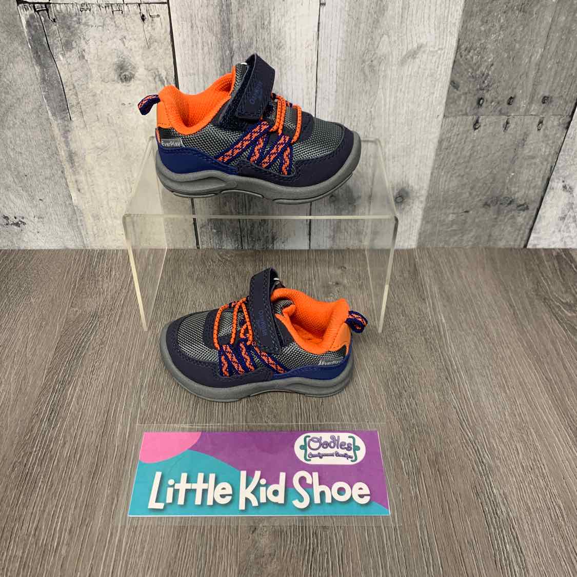 Size 4 Gray/Orange Osh Kosh Sneakers - OodlesCB