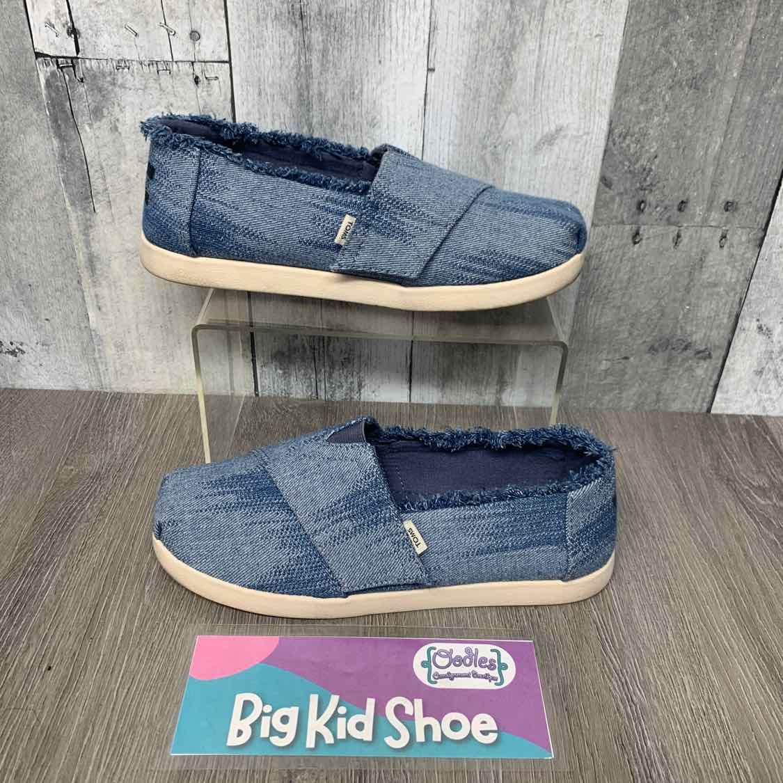Size 3 Denim Toms Loafers
