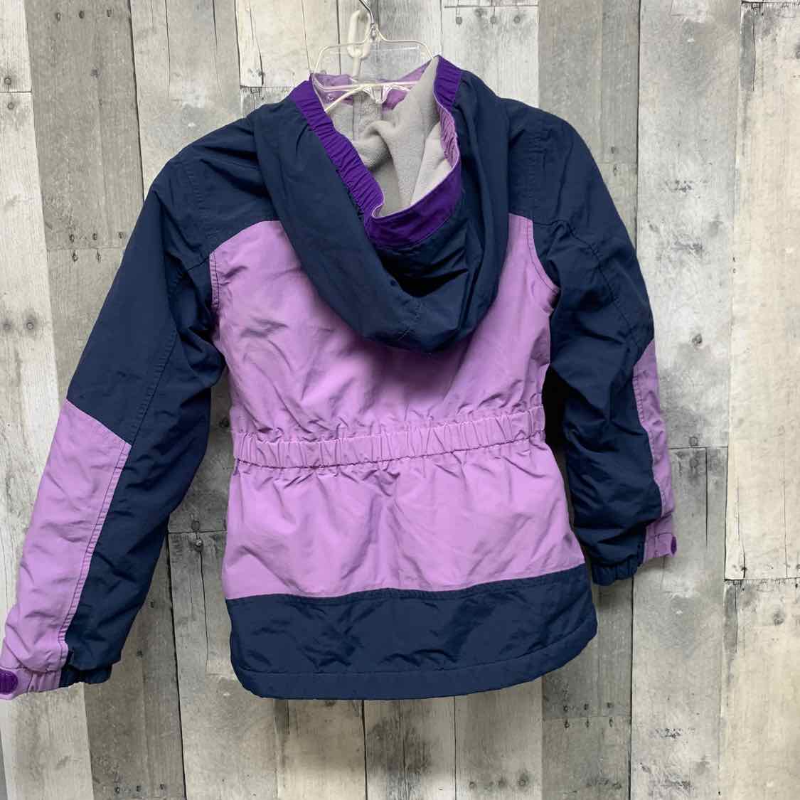 Size 7/8 Navy/Purple Lands' End Snow Jacket