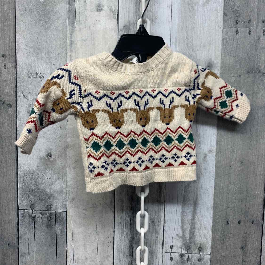 Size Newborn Tan Graphic Carter's Sweater