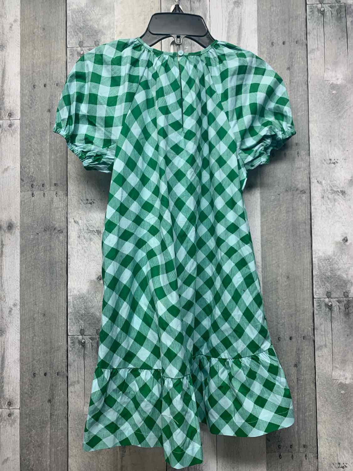 Size 8 Green Chercker B Brand Dress