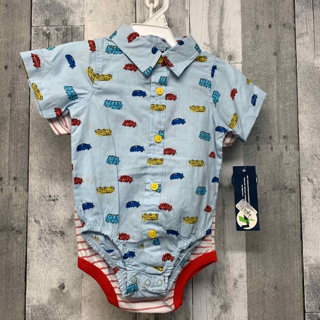 Size 6-9 Months Red/Blue Little Rebels 2pc Top
