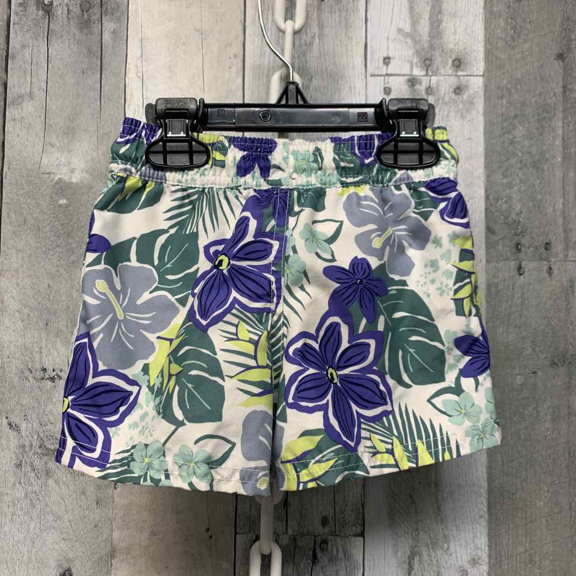 Size 2T White Just One You Swim Trunks