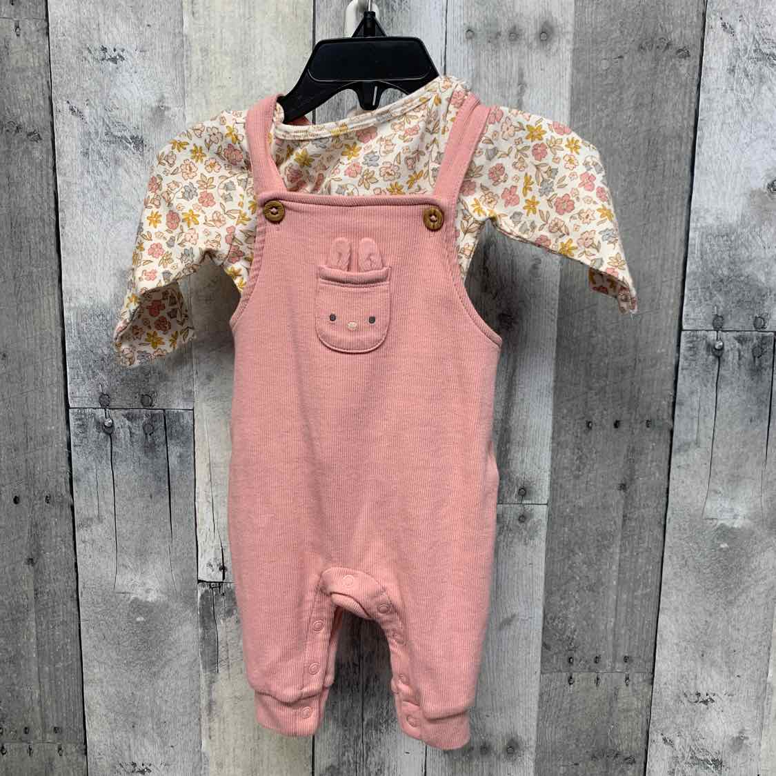 Size 3 Months Pink/Yellow Carter's Shirt/Pants