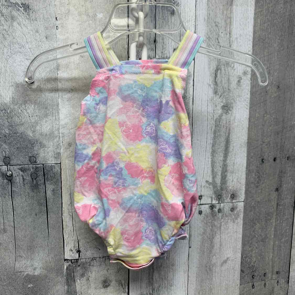 Size 3 Months Rainbow Hurley Romper - OodlesCB