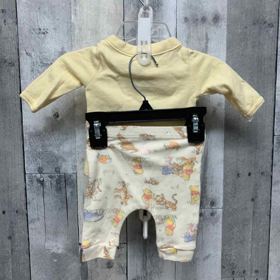 Size Newborn Yellow Print Disney Shirt/Pants