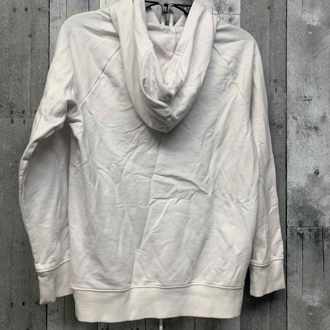 Size Medium White Champion Pull Over