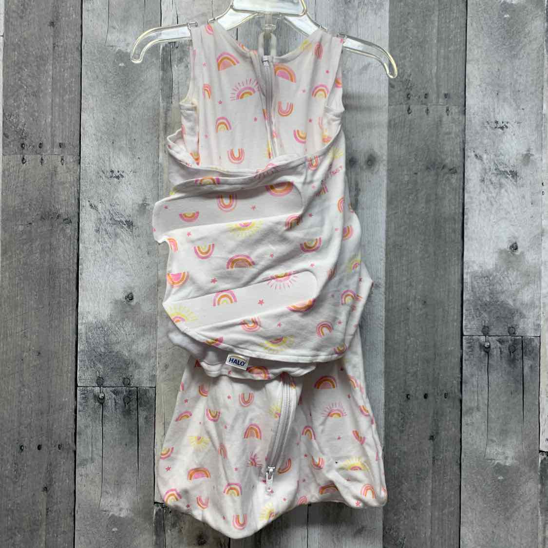 Size 3-6 Months White Print Halo Sleep Sack