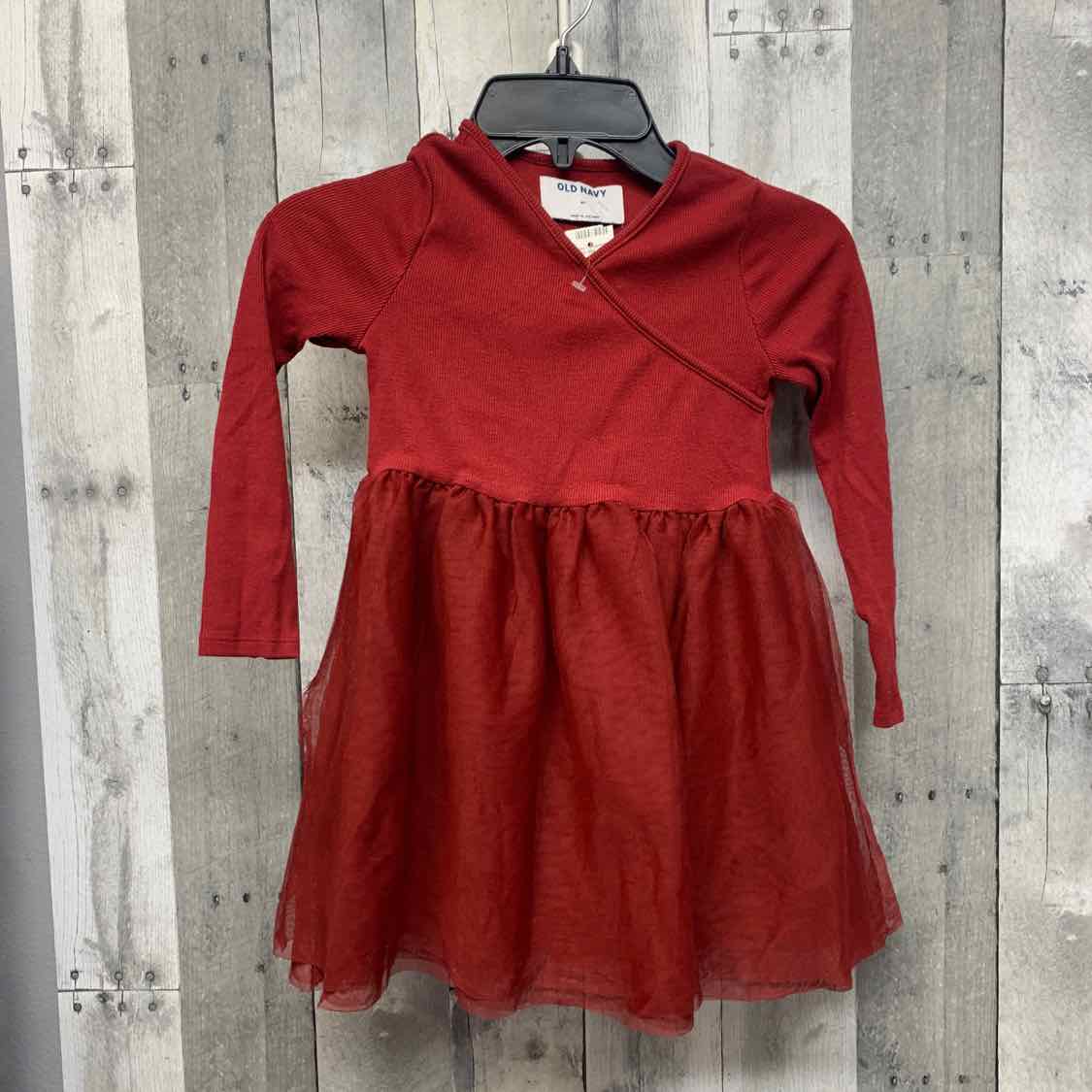 Size 4T Red Old Navy LS Dress