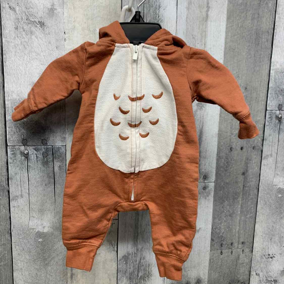 Size Newborn Brown Just One You Romper