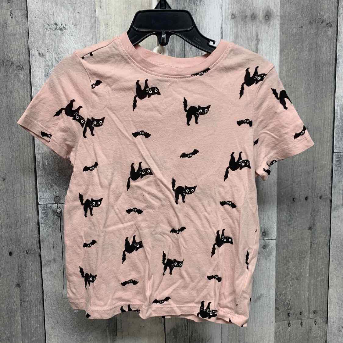 Size 4T Pink Print Old Navy T Shirt