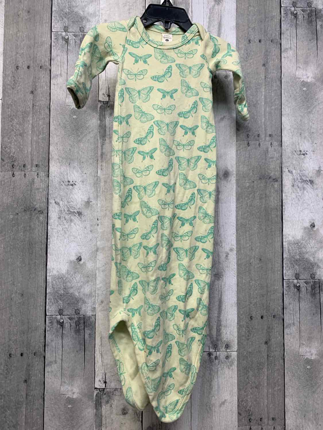 Size 0-3 Months Green Print Kate Quinn Layette