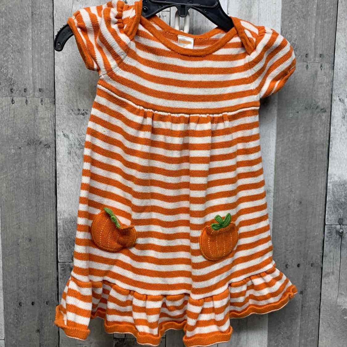 Size 4T Orange Striped Gymboree Dress