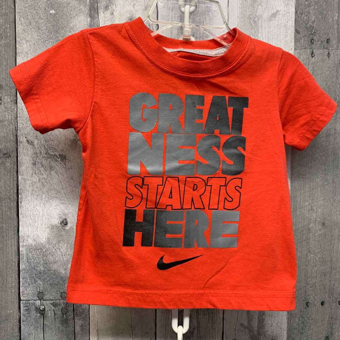 Size 2T Red Graphic Sport Brand T Shirt