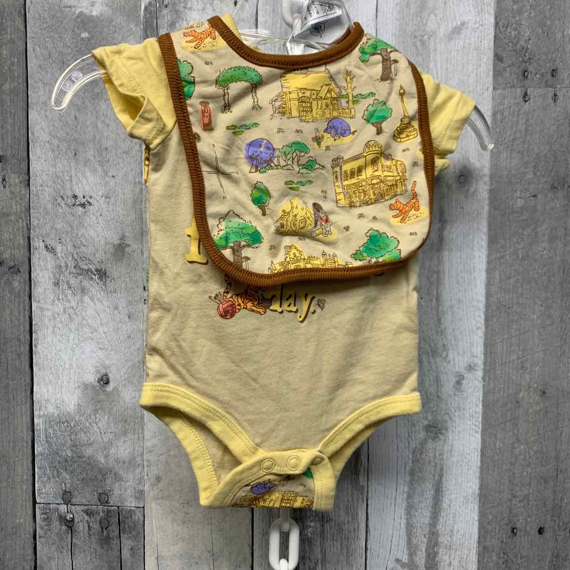 Size Newborn Tan/Yellow Disney Parks Bodysuit
