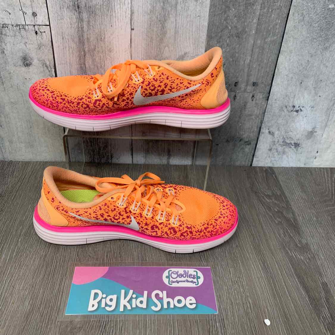 Size 6.5 Orange Sport Brand Sneakers