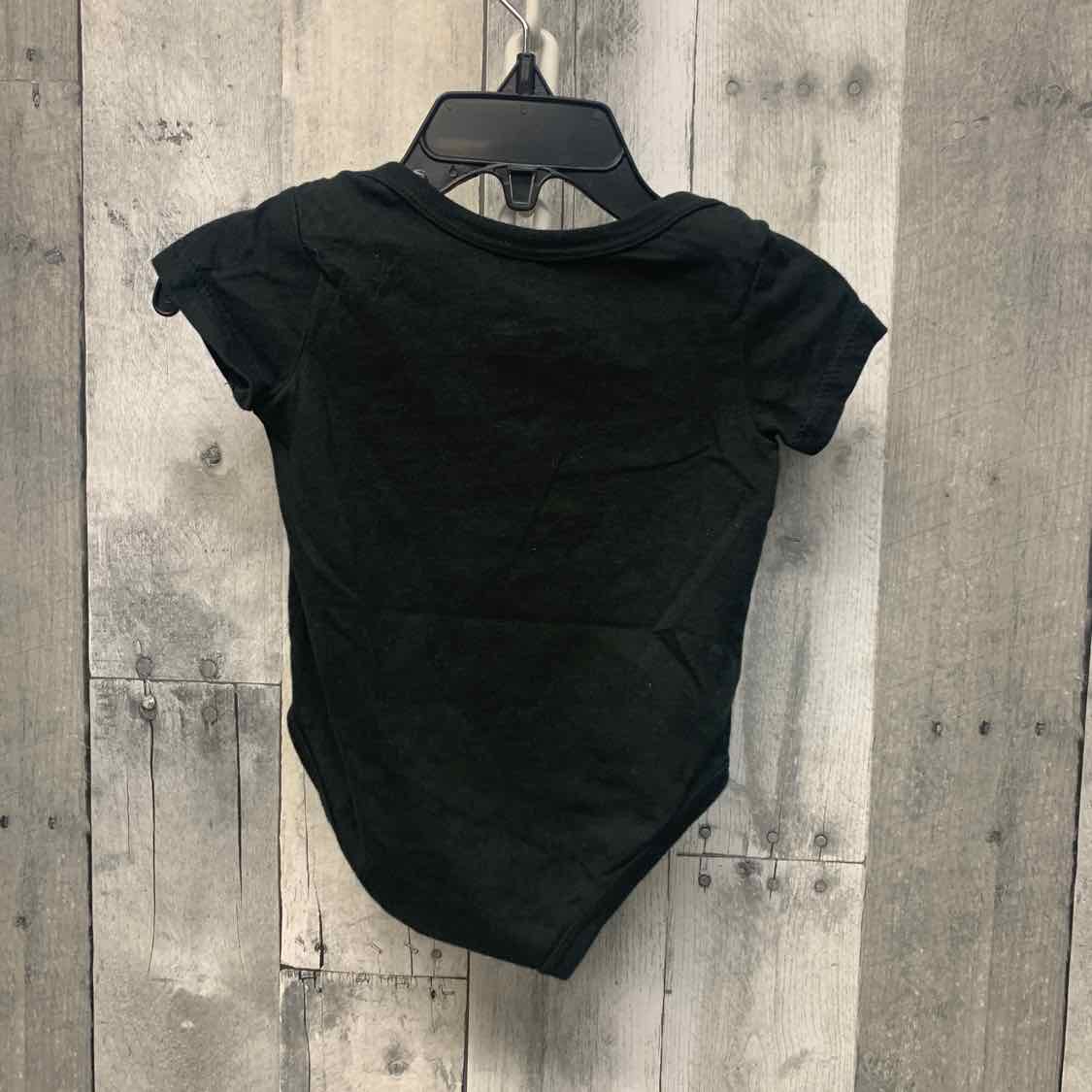Size 6 Months Black Sport Brand Bodysuit