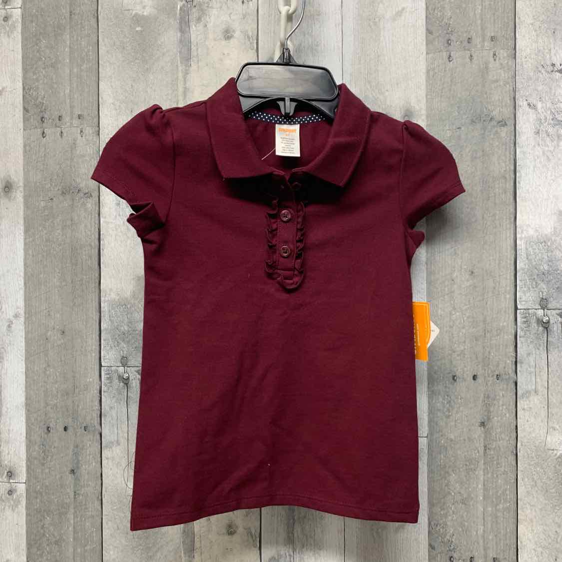 Size 5 Burgundy Gymboree Polo
