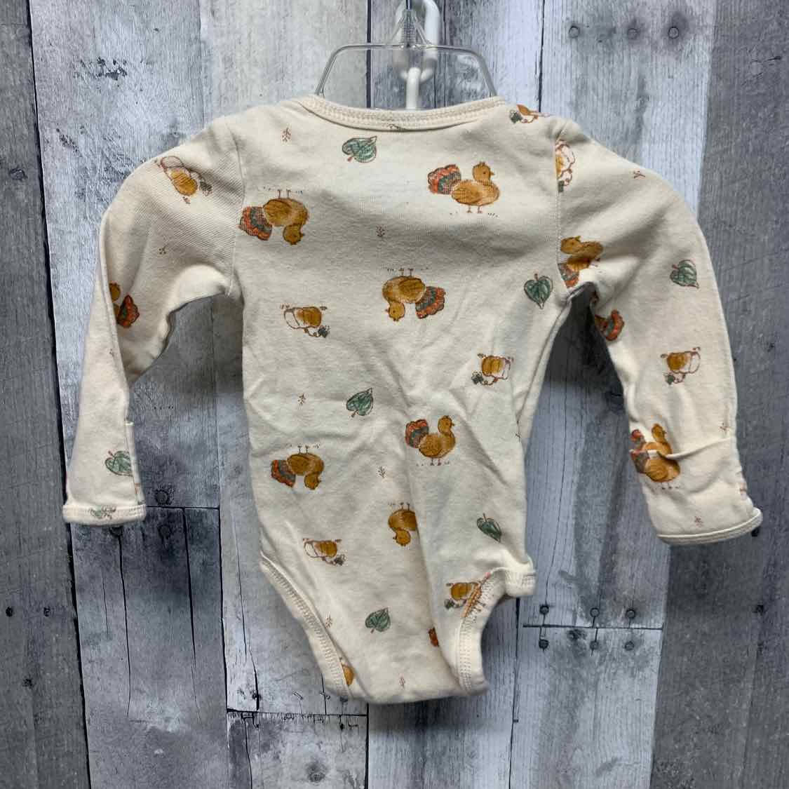 Size 3 Months Ivory Graphic Just One You Bodysuit