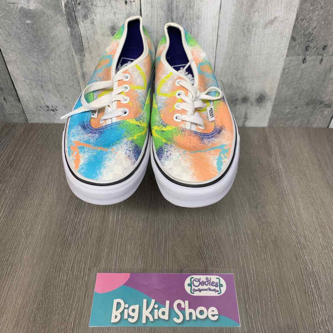 Size 5.5 Blue/Coral Vans Sneakers