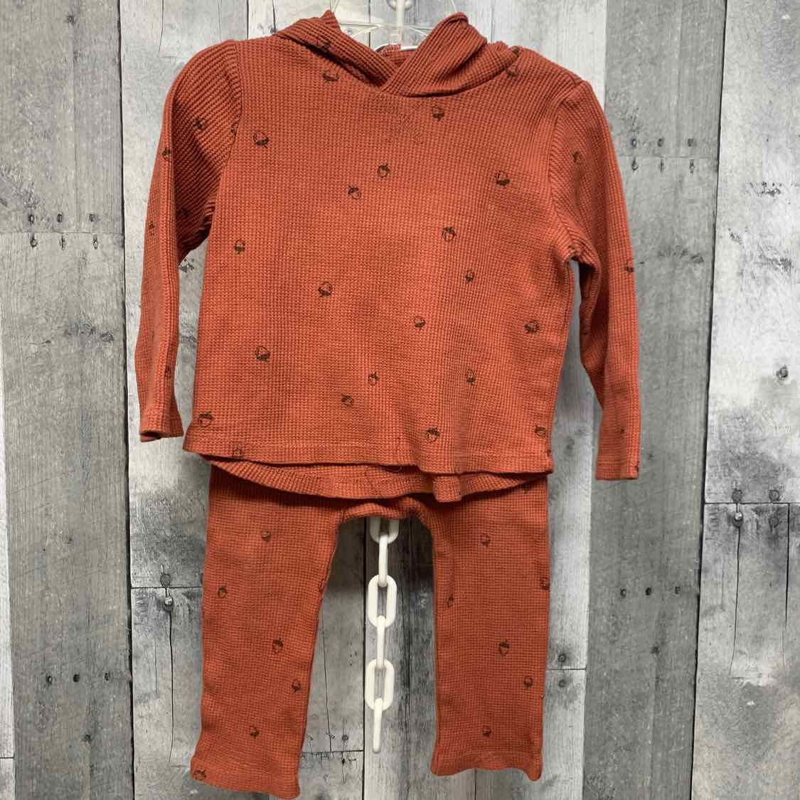 Size 24 Months Brown Gerber Shirt/Pants