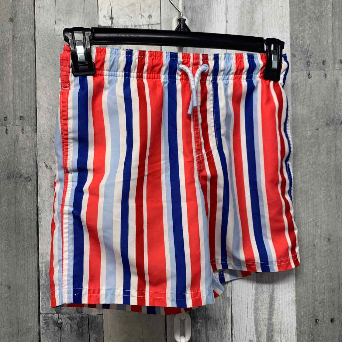 Size 6/7 Blue/Red Cat & Jack Swim Trunks