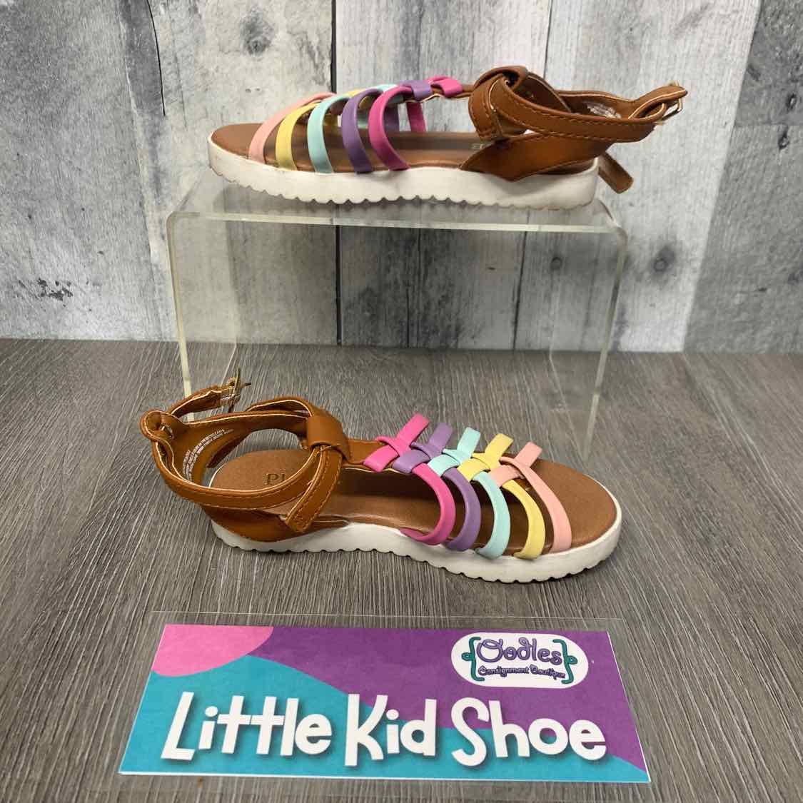 Size 8 Pink/Brown Children's Place Sandals - OodlesCB