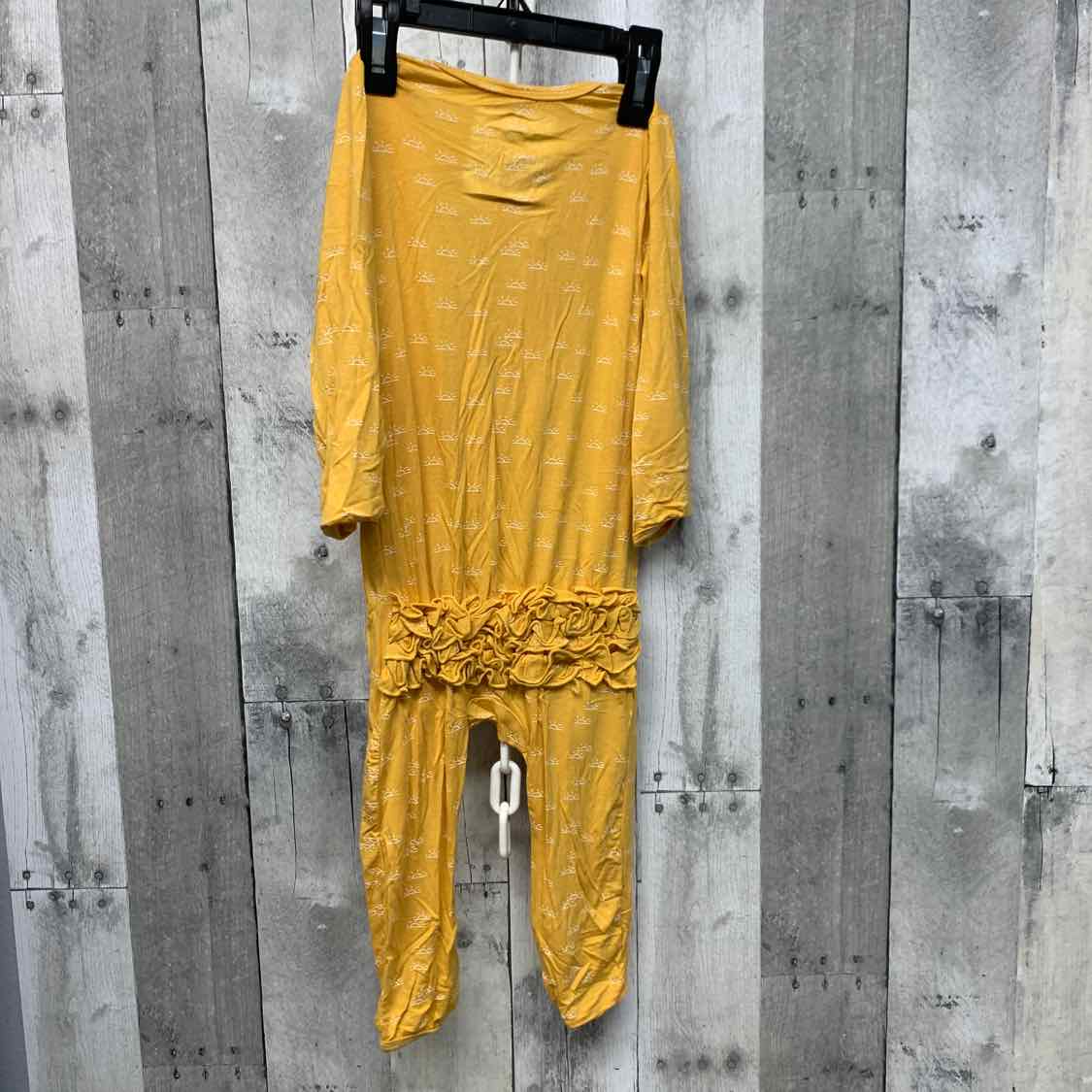 Size 18-24 Months Yellow Print Little Buggins Romper